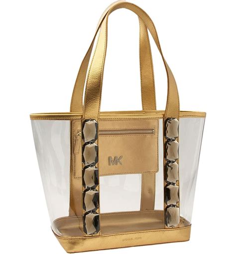 michael kors clear tote|michael kors clear bag clearance.